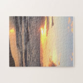 Tropische strandzonsondergang maui Hawaii puzzel Legpuzzel (Horizontaal)