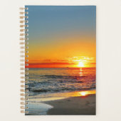 Tropische strandzonsondergang planner (Voorkant)