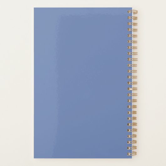 Tropische strandzonsondergang planner (Achterkant)