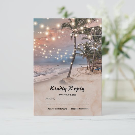 Tropische  stransporten RSVP (Staand voorkant)