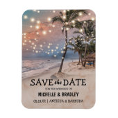 Tropische  stranspridder Opslaan Datum Magneet (Verticaal)