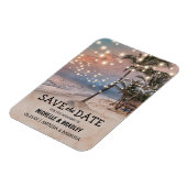 Tropische  stranspridder Opslaan Datum Magneet (Linkerzijde)