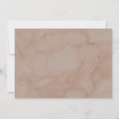 Tropische  straten foto bruiloft kaart (Achterkant)