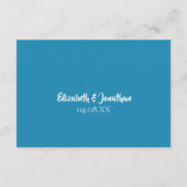 Tropische straten ombre Wedding Accommodations Informatiekaartje (Achterkant)