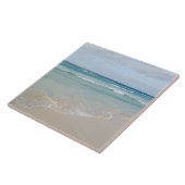 Tropische stratende oceaanscènefotografie ombuigen tegeltje (Zijkant)