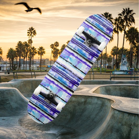 Tropische strepen - Strandontwerp Persoonlijk Skateboard