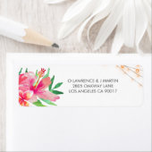 Tropische String Lights Floral Etiket (Insitu)