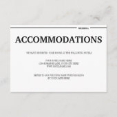 Tropische strinterinformatie bestemming informatiekaartje (Voorkant)