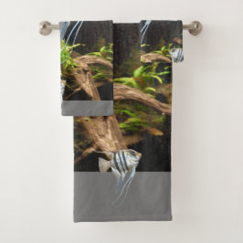 Tropische stripper vishanddoekset bad handdoek