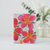 TROPISCHE STROMEN IN waterverven Briefkaart (Staand voorkant)