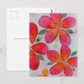 TROPISCHE STROMEN IN waterverven Briefkaart (Voorkant / Achterkant)