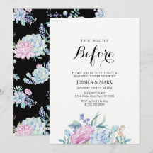 Tropische Succulenten repetitie met diner Uitnodig