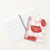 Tropische Summer Flamingo Notitieboek (Binnen)