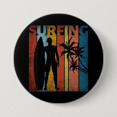 TROPISCHE SUMMER VAN HET OVERLEVEN RONDE BUTTON 7,6 CM (Voorkant)