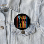 TROPISCHE SUMMER VAN HET OVERLEVEN RONDE BUTTON 7,6 CM (In situ)