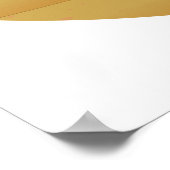 Tropische Sunset Beach Palm verlaat oceaangolven Poster (Hoek)