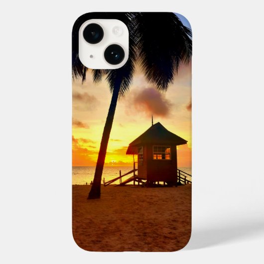 Tropische Sunset Beach Telefoonhoes Case-Mate iPhone Case (Achterkant)