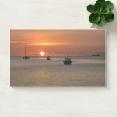 Tropische Sunset Boats Caribische Oceaan Post-it® Notes (Kantoor)
