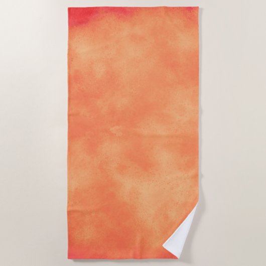 Tropische Sunset Cloud-effect Strandlaken (Voorkant)