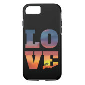Tropische Sunset Love Case-Mate iPhone Case (Achterkant)