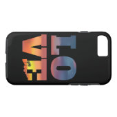 Tropische Sunset Love Case-Mate iPhone Case (Achterkant (Horizontaal))