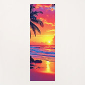 Tropische Sunset Paradise Design Yogamat (Voorkant)