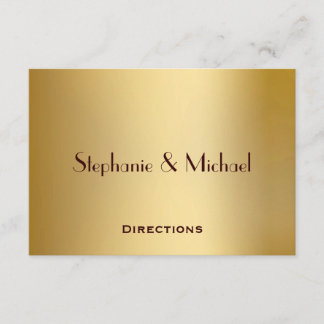 Tropische Sunset Wedding Direction Card Informatiekaartje