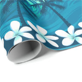 Tropische surf met palmbomen cadeaupapier (Rol Hoek)