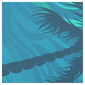 Tropische surf met palmbomen stof (Close Up)