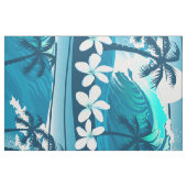 Tropische surf met palmbomen stof (Fat Quarter)