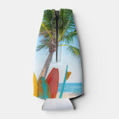 Tropische surfboardbedekking flesjeskoeler (Achterkant)