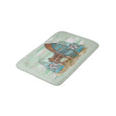 Tropische Surfing Waterverf Beach Gnomen Badmat (Gekanteld)