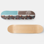 Tropische surfplanken en Hibiscus Persoonlijk Skateboard (Horizontaal)