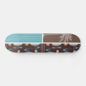 Tropische surfplanken en Hibiscus Persoonlijk Skateboard (Horizontaal)