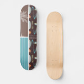 Tropische surfplanken en Hibiscus Persoonlijk Skateboard (Voorkant)