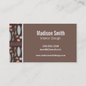 Tropische surfplanken en Hibiscus Visitekaartje (Achterkant)