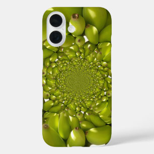 Tropische Symmetrie   Groene Banaan Kaleidoscoop A iPhone 16 Hoesje