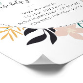 Tropische tandwielen uit de badkamer poster (Hoek)