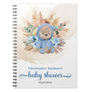 Tropische teelballen van de baby notitieboek