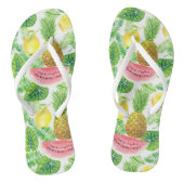 Tropische teenslippers (Voetbed)