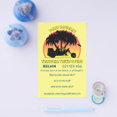 Tropische testtijden flyer (Enkel)