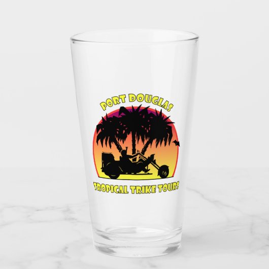 Tropische testtijden glas (Voorkant)