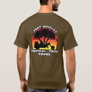 Tropische testtijden t-shirt