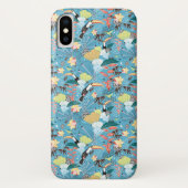 Tropische textuur met toucans en levende vogels Case-Mate iPhone case (Achterkant)