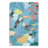 Tropische textuur met toucans en levende vogels mini klembord (Achterkant)