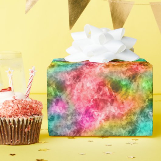 Tropische textuur, ruw cadeaupapier (Verjaardagsfeest)