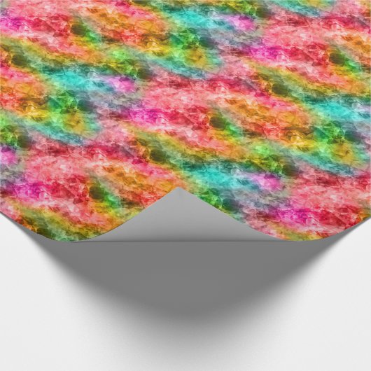 Tropische textuur, ruw cadeaupapier (Hoek)