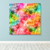 Tropische textuur, ruw canvas afdruk (Insitu (Houten vloer))