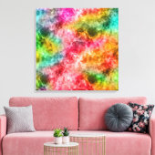 Tropische textuur, ruw canvas afdruk (Insitu (Woonkamer))