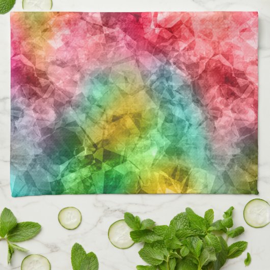 Tropische textuur, ruw theedoek (Gevouwen)